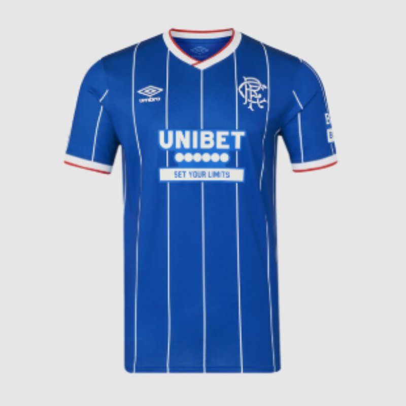 【代購】UMBRO Rangers Home Short Sleeve Jersey 格拉斯哥流浪者主場短袖球衣 足球比賽球衣 球迷收藏版