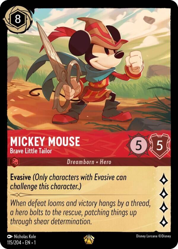 The First Chapter - 115/204 Mickey Mouse - Brave Little Tailor L