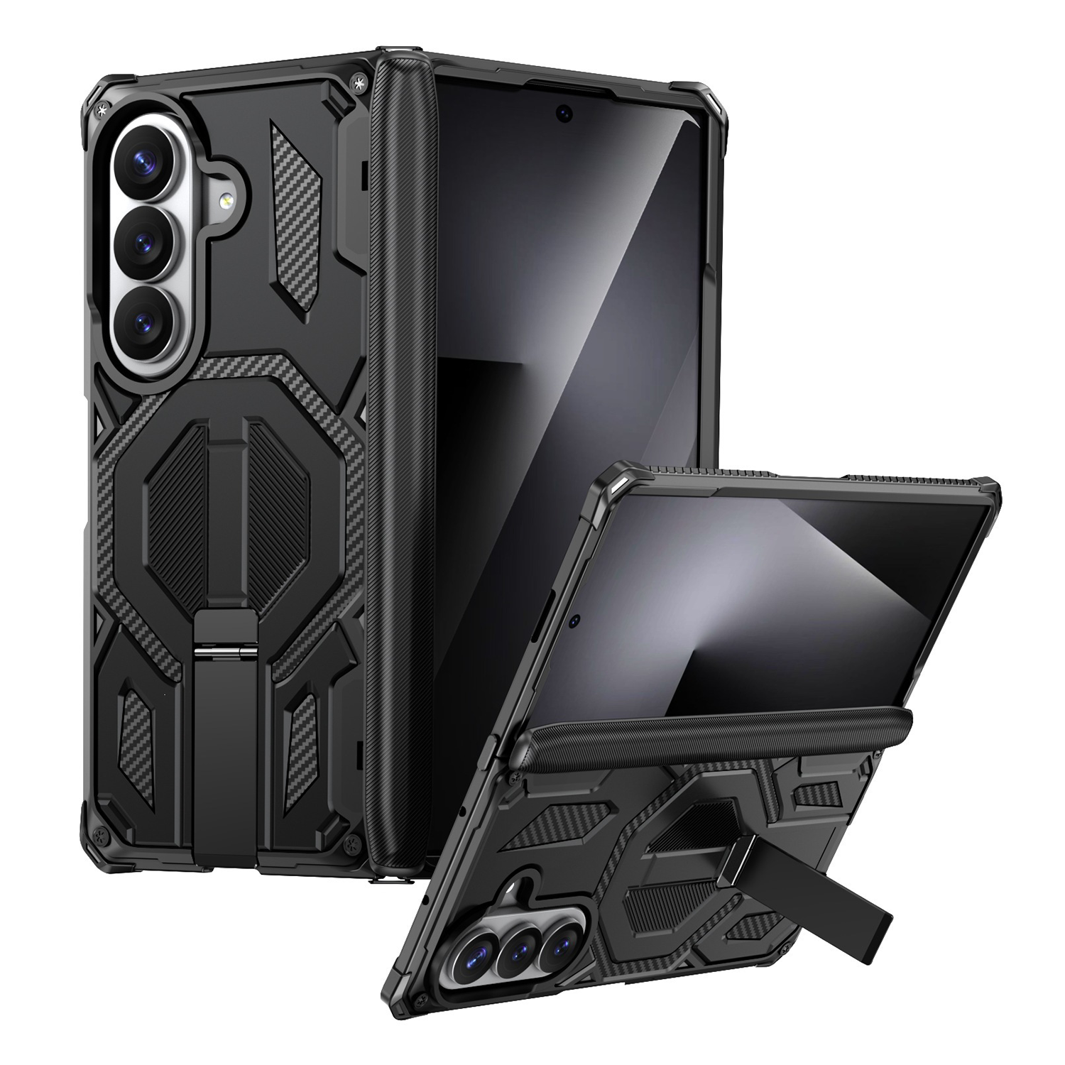 XPRO - Mag Titan Armor - Samsung Fold 8 Ultra Case 高度防撞支架鉸鏈蓋手機保護殼