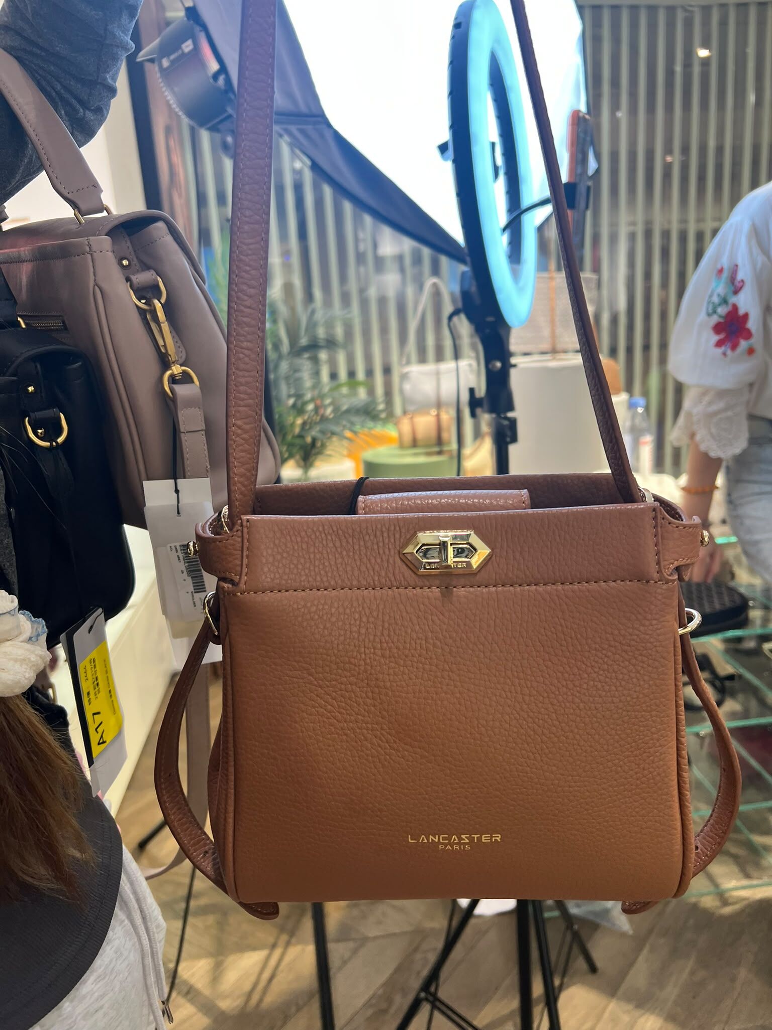 0702LC27-LANCASTER-HANDBAG-Lady Romy 深啡 DARK CAMEL (A27)