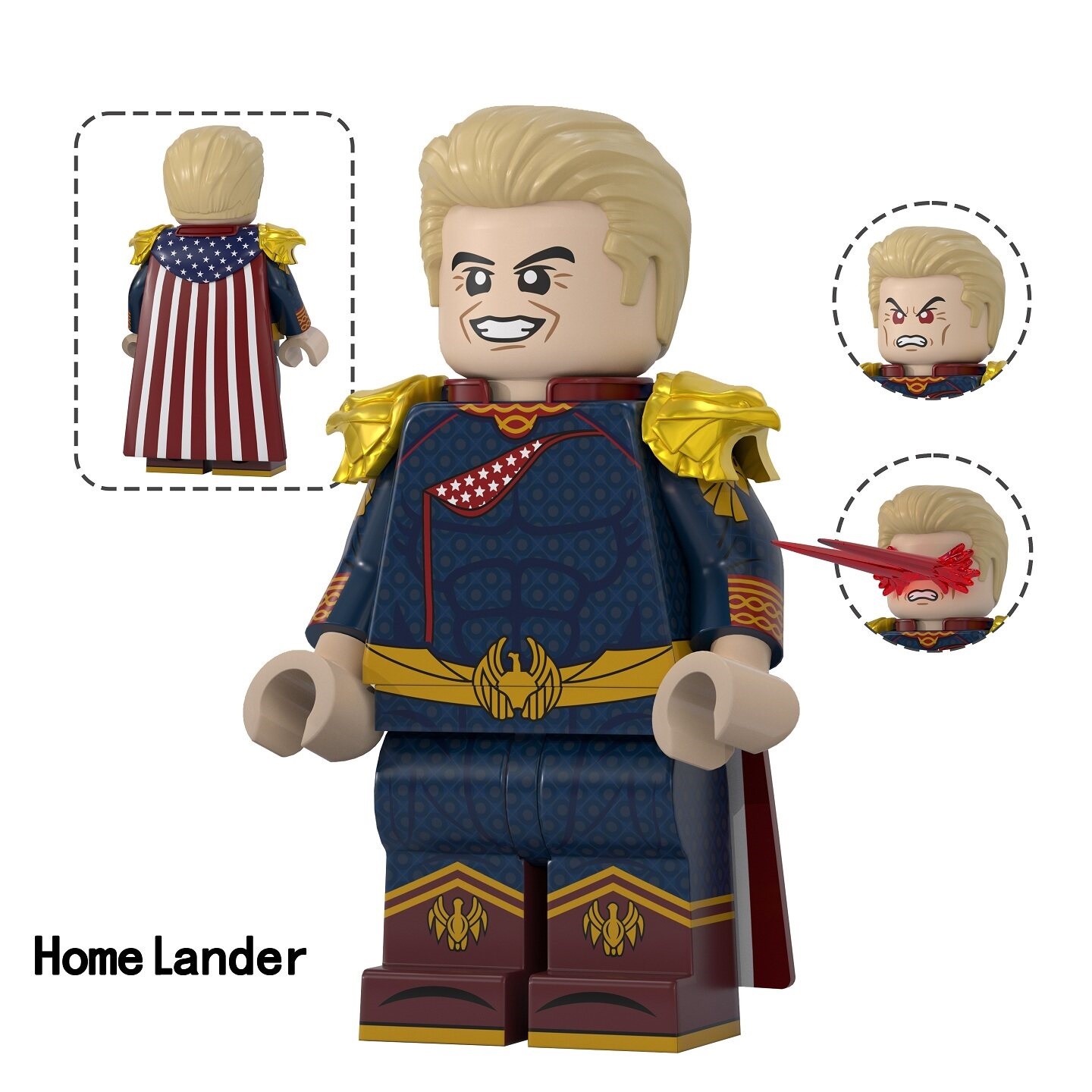 The Boys Home Lander Custom Minifigures Fit Lego TV6224 TV1198