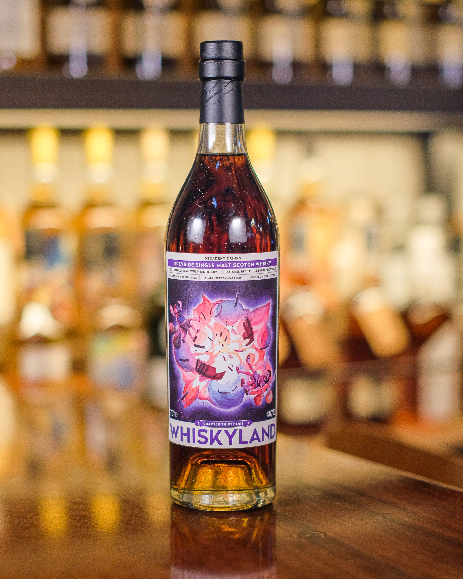 Tamnavulin 1991/2026 34YO 1st fill Sherry Hogshead 48.7% Decadent Drinks - Whiskyland [Chapter Thirty One]