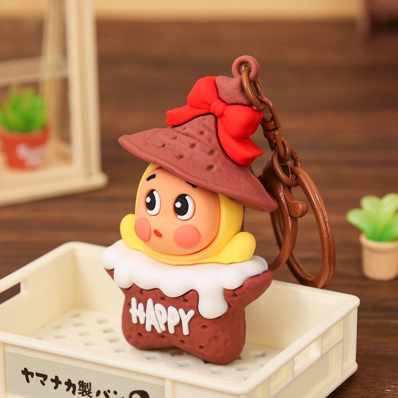 PREORDER 预购 卡通可爱饼干星星钥匙扣 随机
