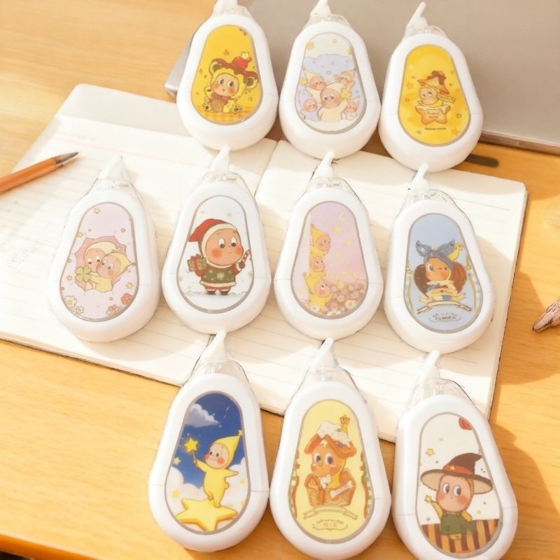 PREORDER 预购 星星人修正带颜值ins高颜值卡通简约静音 随机