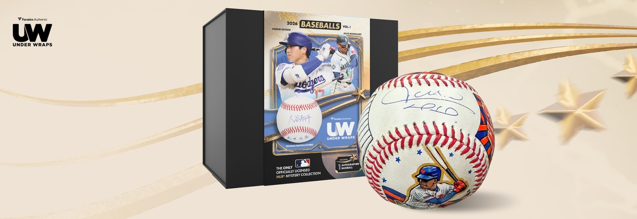 MLB親簽球 Under Wraps 2026 MLB Baseballs Vol. II Single Mystery Box 官方認證 親簽球 棒球 盲盒 封膜未拆 官網限定 全新