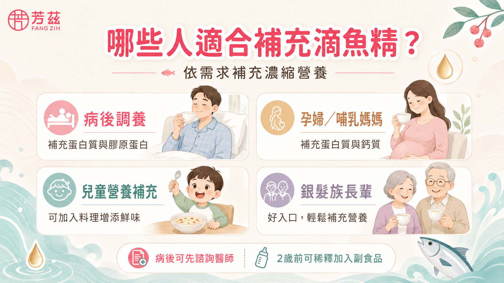 滴魚精適合哪些族群