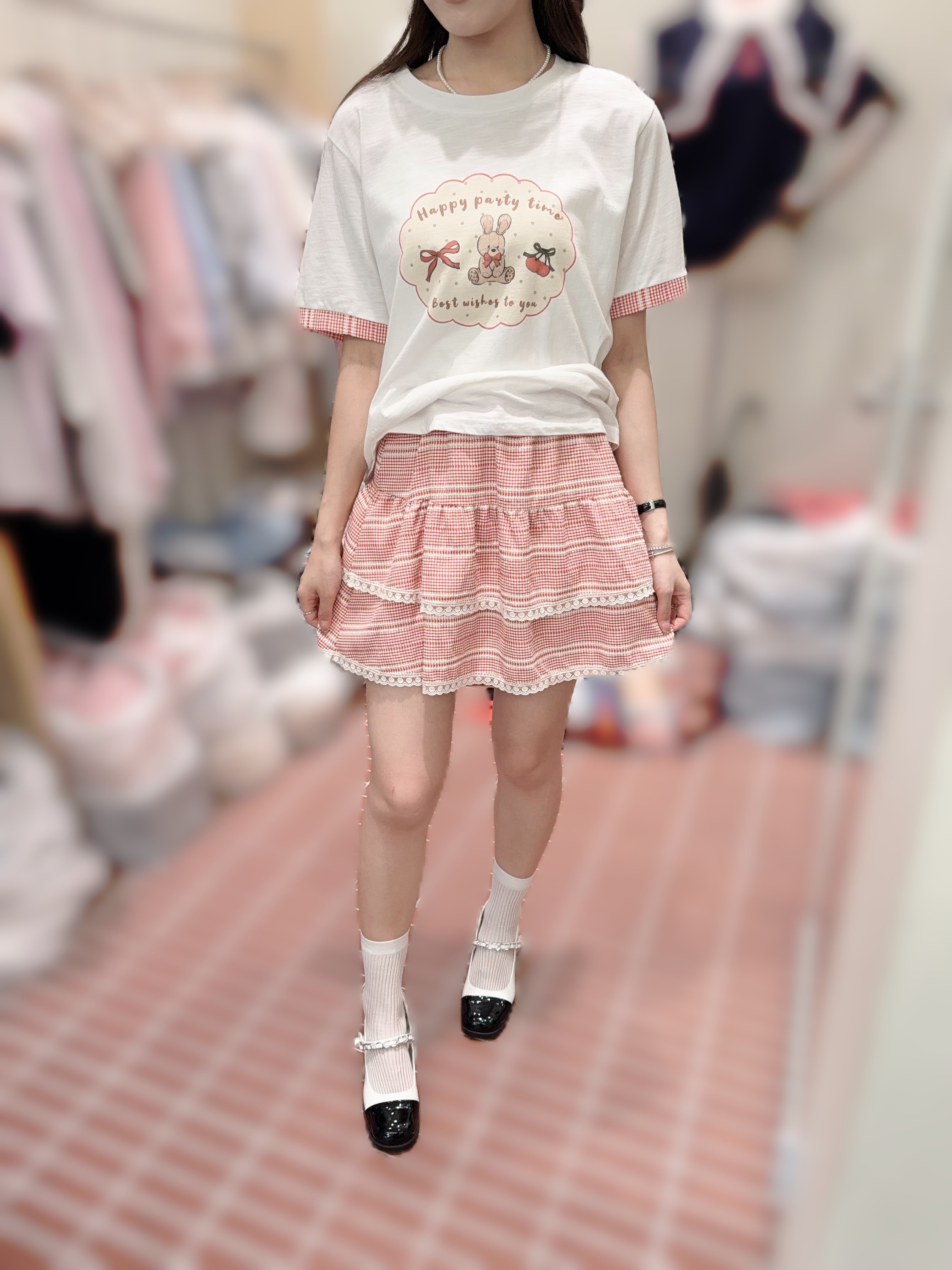 BE44 裙褲 腰26-35 HIP48 長17 $499