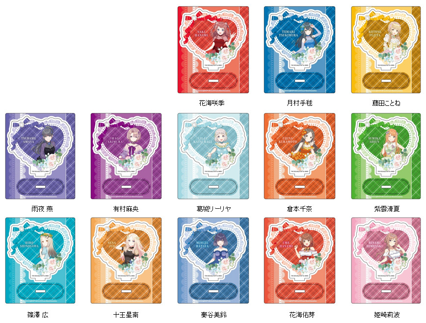 Contents Seed "Gakuen Idolmaster" Acrylic Stand Floral Dress Ver.