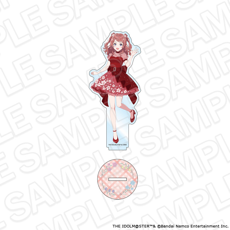 Contents Seed "Gakuen Idolmaster" Acrylic Figure Temari Tsukimura Floral Dress Ver.