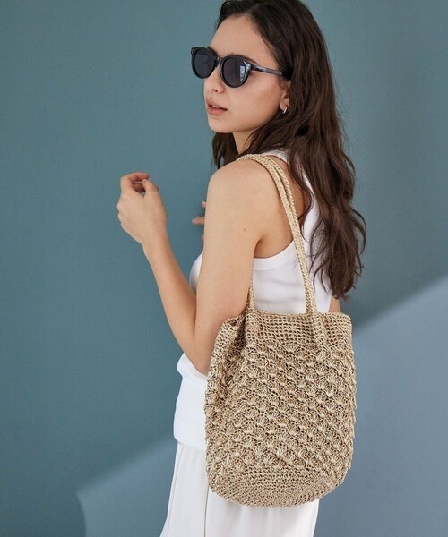 green label relaxing / Metallic Tote Bag