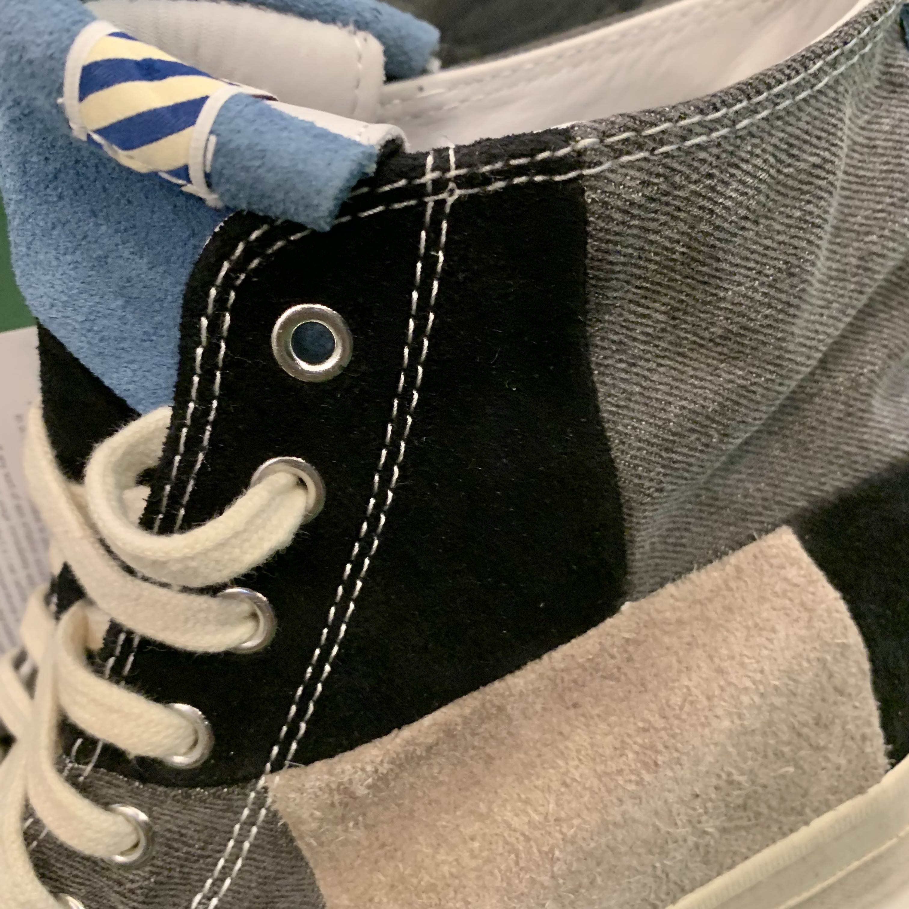 VISVIM SKAGWAY HI SEMINOLE - BLACK SIZE 11