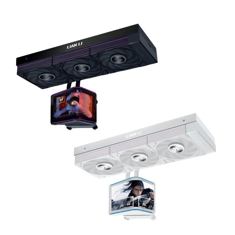 LIANLI 聯力 HydroShift II OLED Curved 360P28 水冷散熱器   黑色/GHS2OLDC36PB  白色/GHS2OLDC36PW