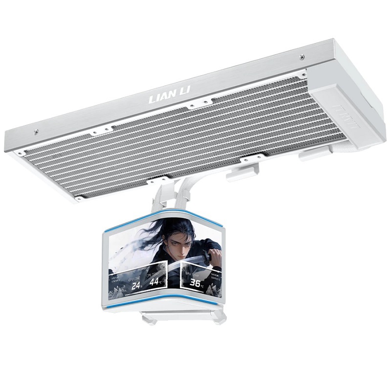 LIANLI 聯力 HydroShift II OLED Curved 360 無風扇版水冷散熱器   黑色/GHS2OLDC36NB  白色/GHS2OLDC36NW