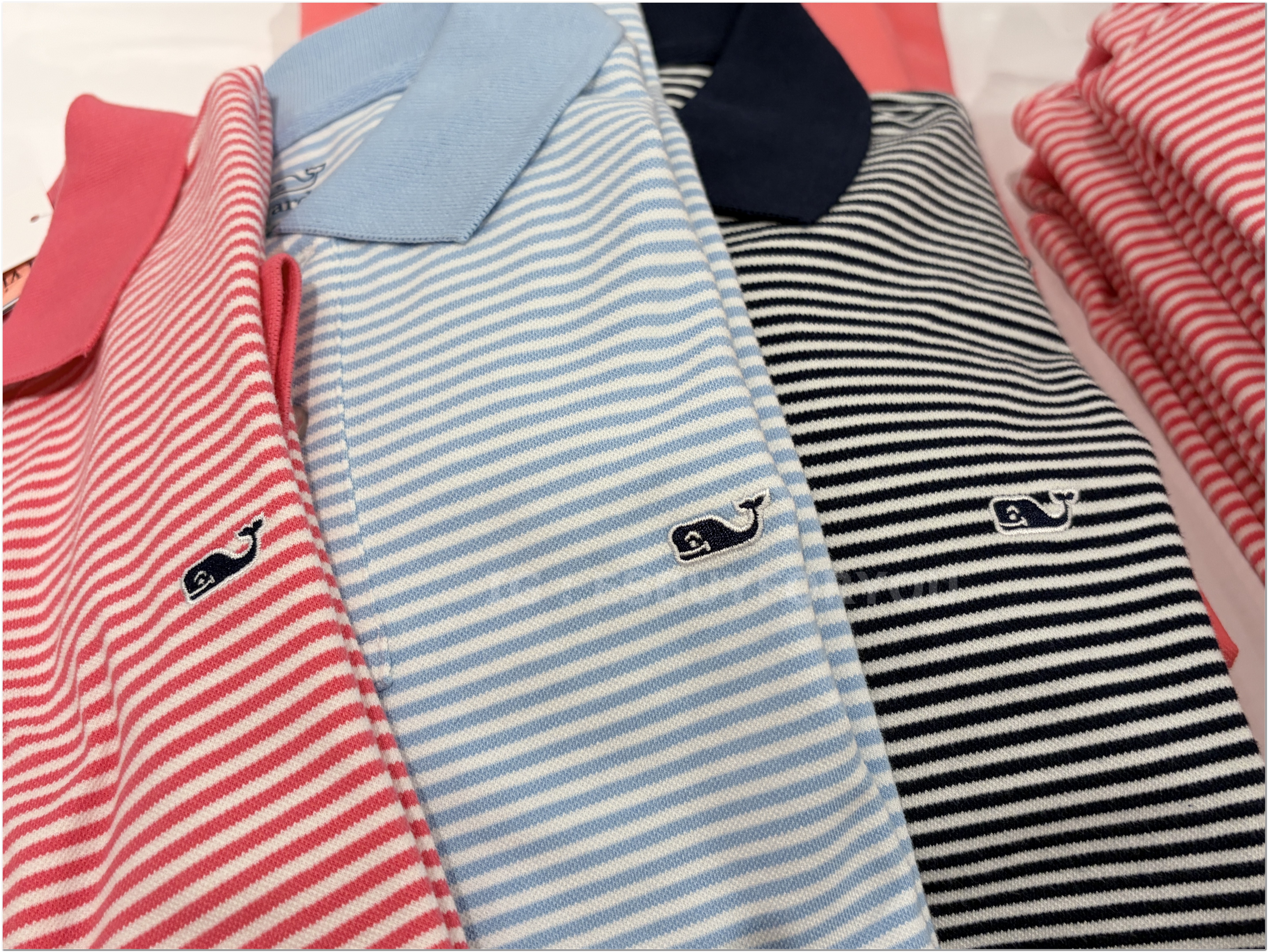【限時】Vineyard Vines小鯨魚 男大人 經典刺繡小標 條紋 彈性網眼 POLO衫 (3色)