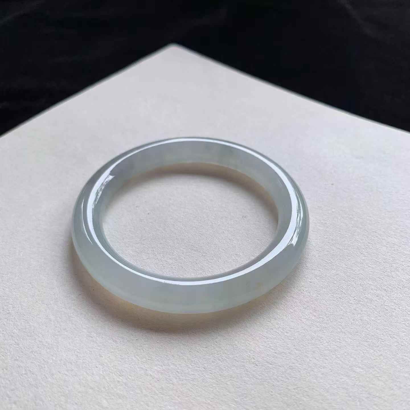 6172339 54.8mm冰種晴圓條翡翠手鐲 (54-56)