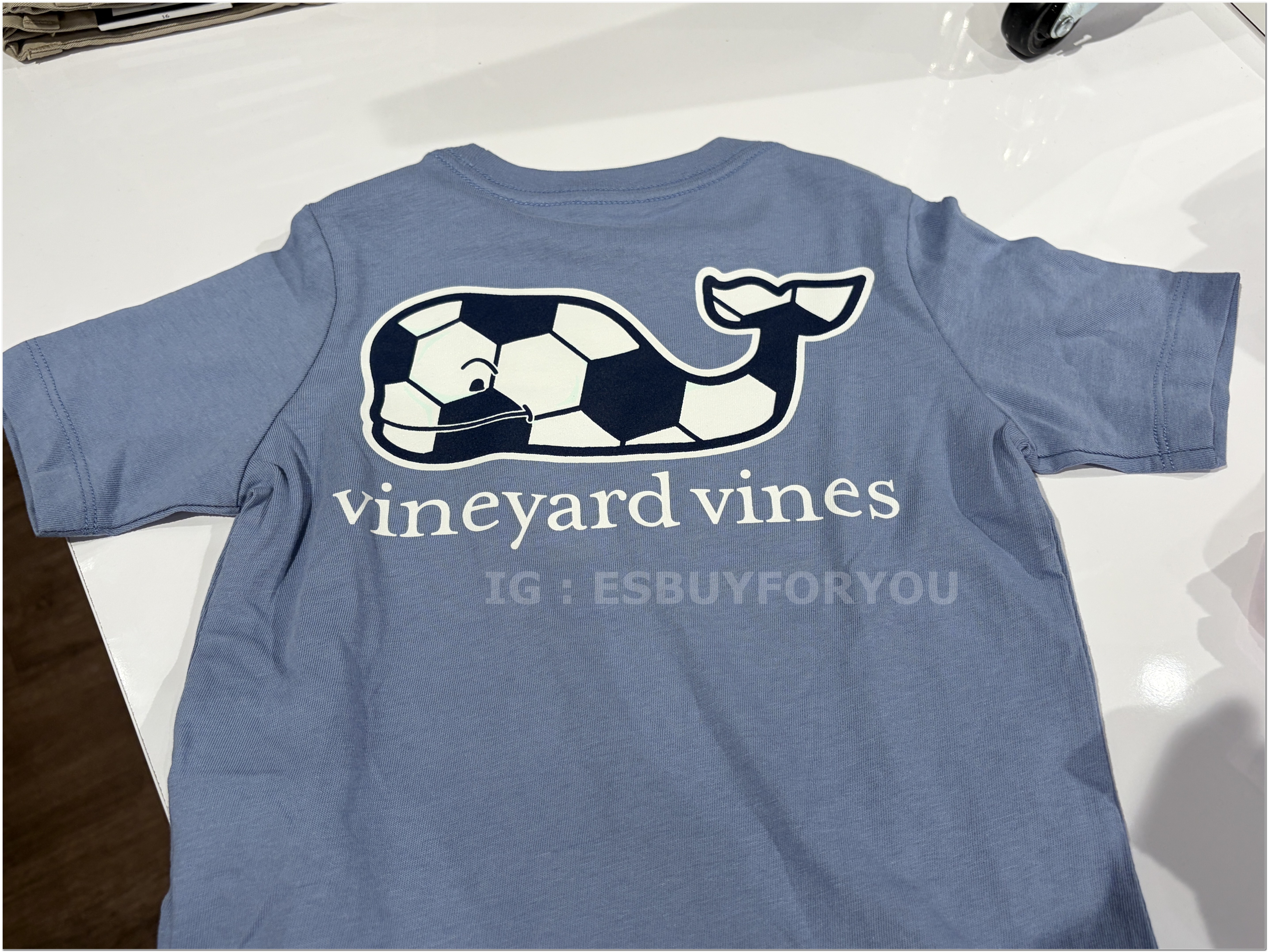 【限時】Vineyard Vines小鯨魚 男童裝 足球小鯨魚 短TEE