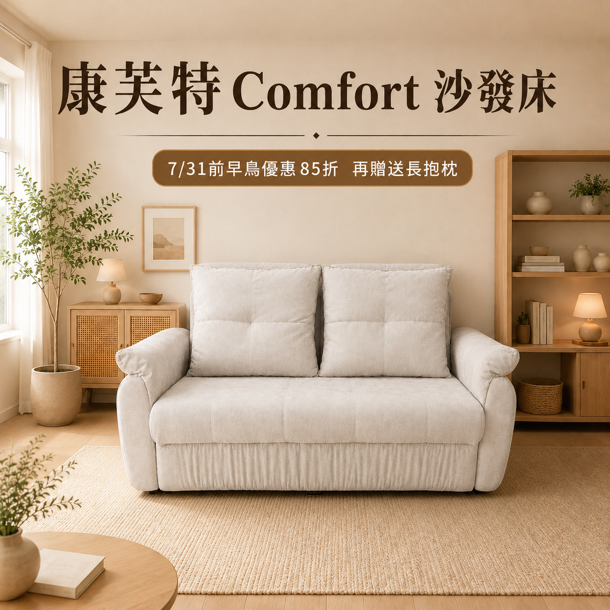 康芙特Comfort沙發床