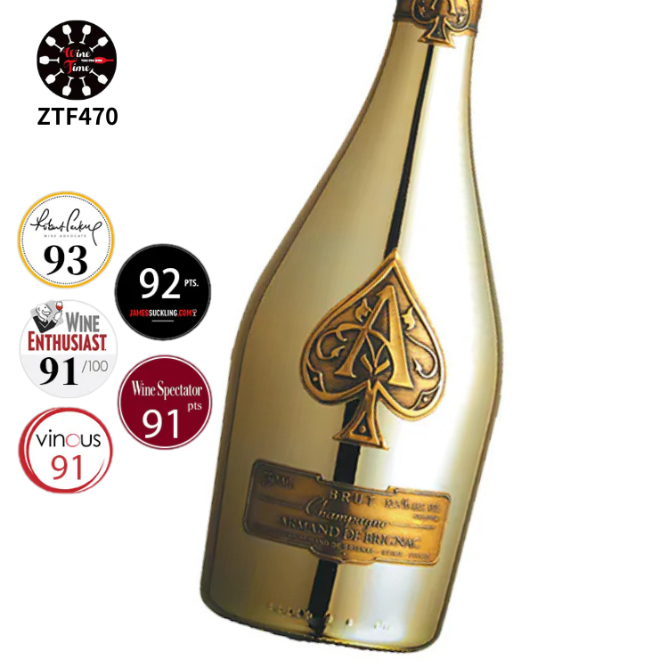 Armand De Brignac Ace of Spades Brut Gold (黑布袋) 黑桃A香檳