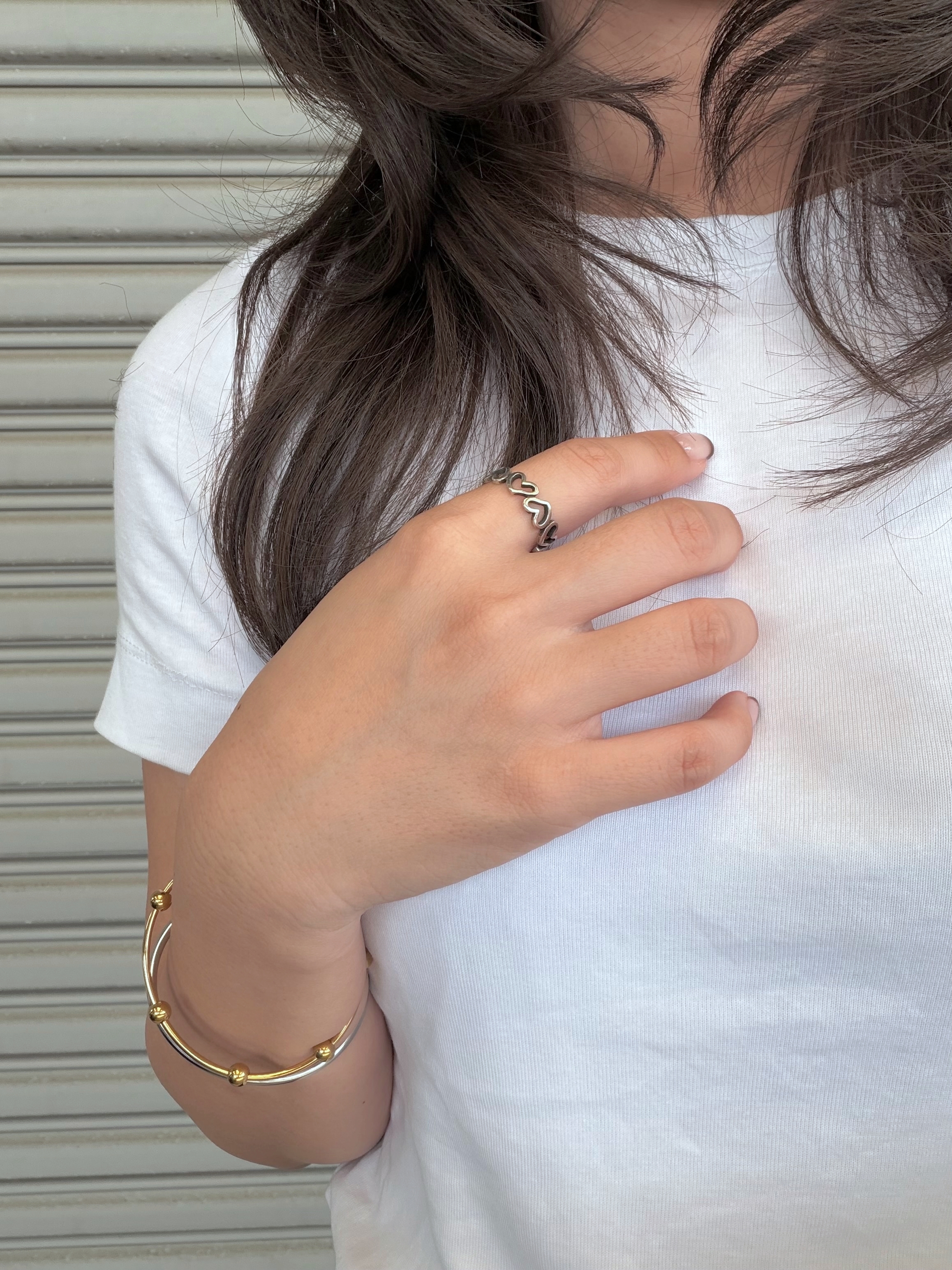 SS ball design bangle