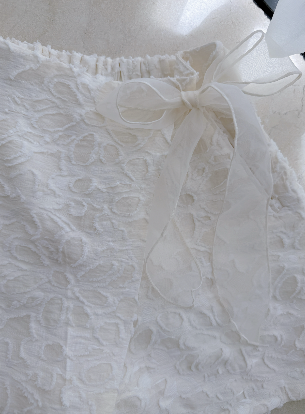 *BJ2 MADE SERIES* Aria Floral Jacquard Bow Skorts 030726