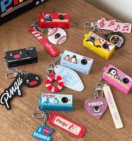 <可以拍的盲盒📸> Pingu迷你數位相機盲盒🐧 鑰匙圈