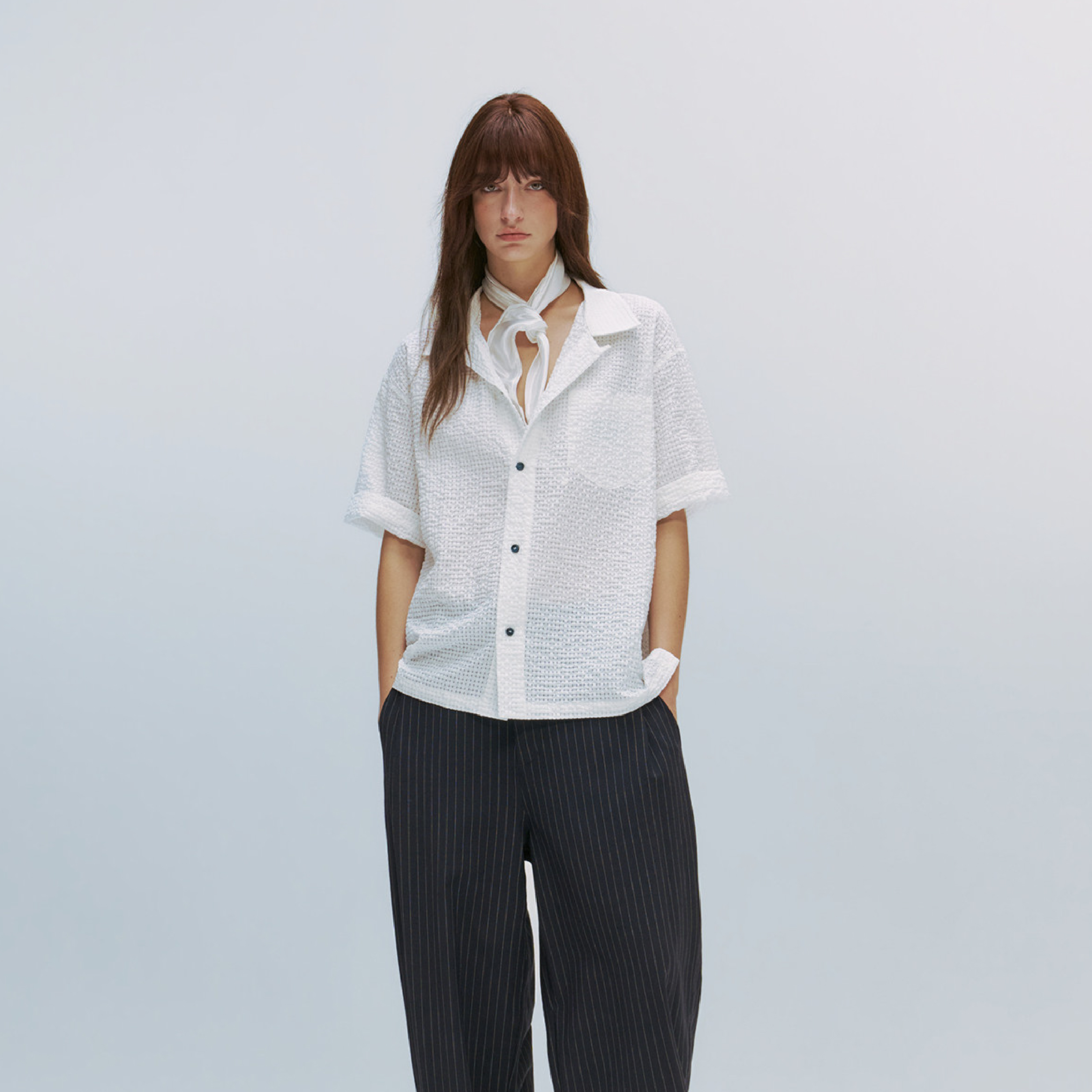 TANOXI Japan Fabric Shirts 日本布料 棉麻 短袖襯衫 [TNX-S110]