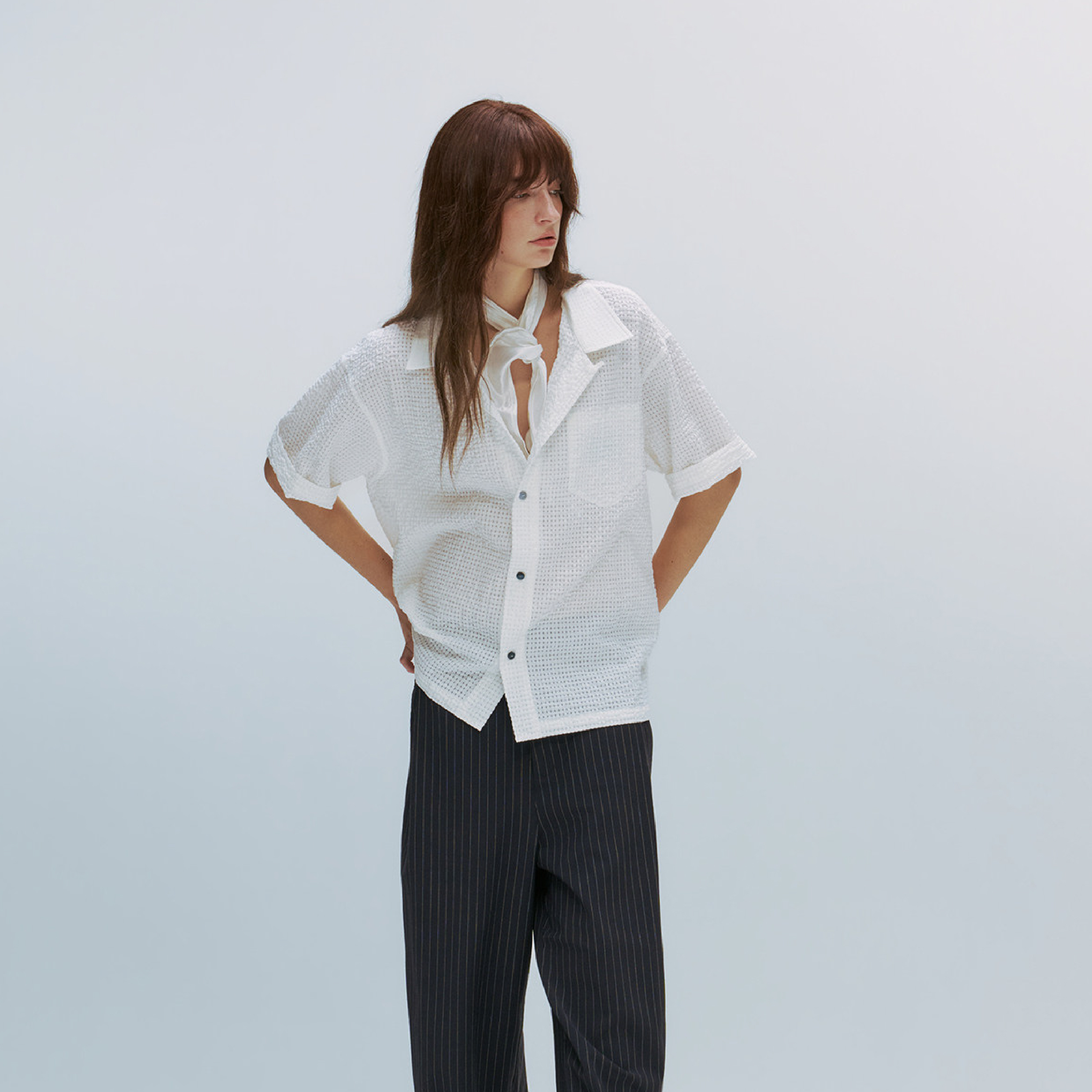 TANOXI Japan Fabric Shirts 日本布料 棉麻 短袖襯衫 [TNX-S110]