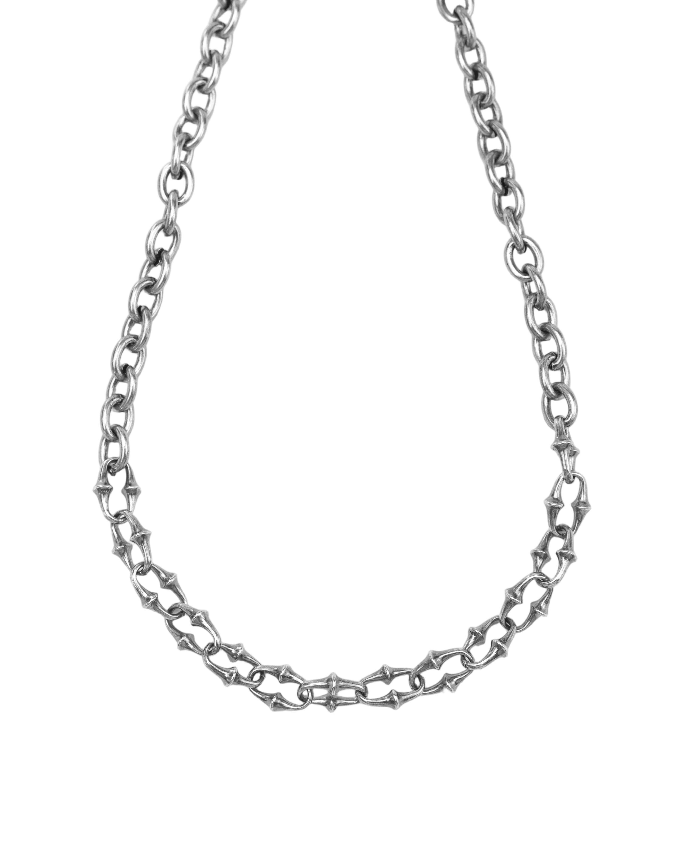 COMA AFTERIMAGE BOND NECKLACE, Antique Silver