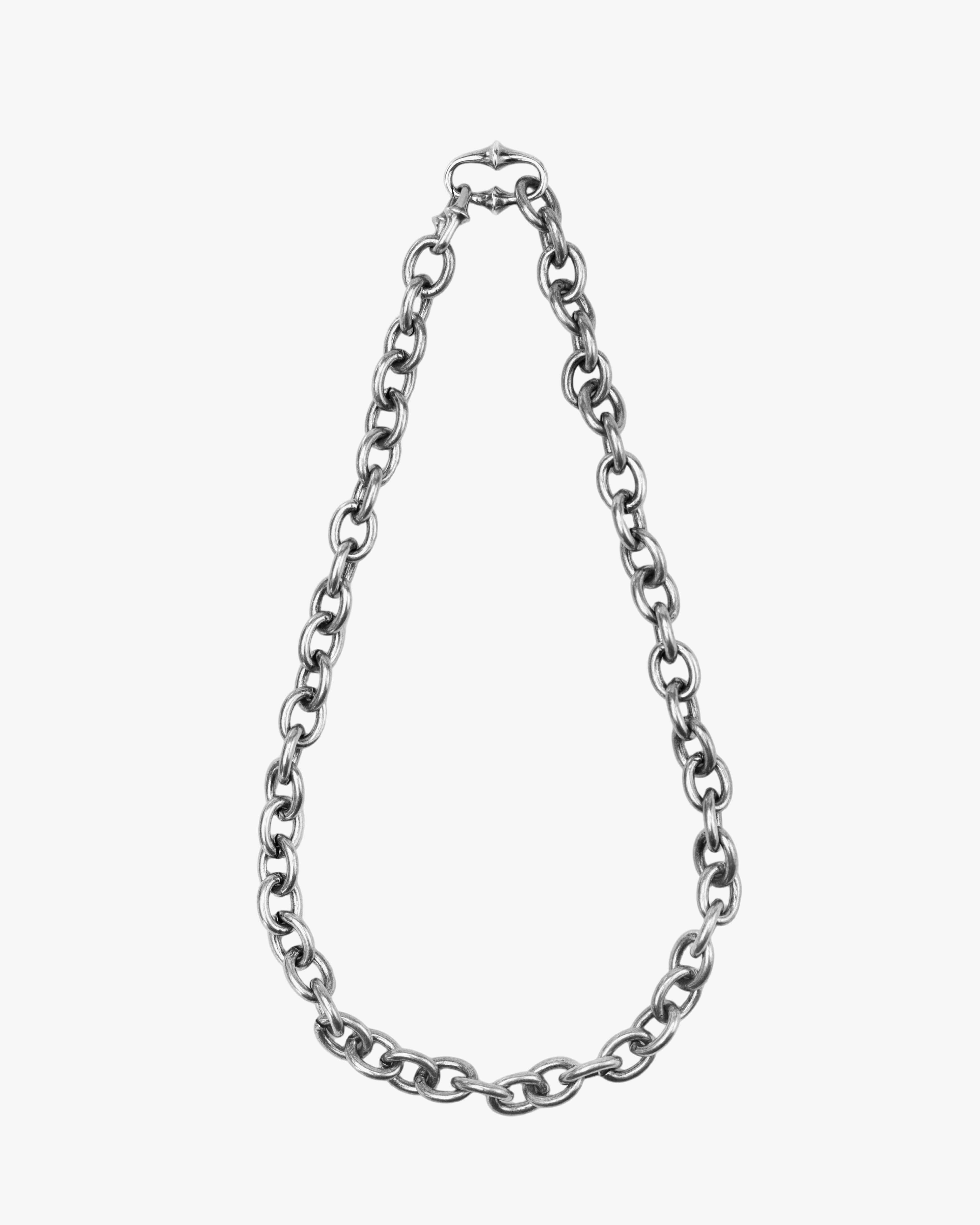 COMA AFTERIMAGE NODE NECKLACE, Antique Silver