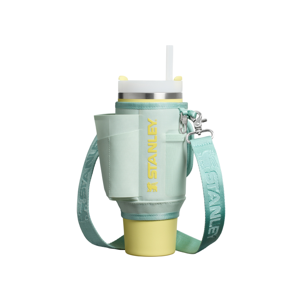 STANLEY 冒險系列 吸管隨手杯 0.88L 肩背帶 / 鼠尾草綠