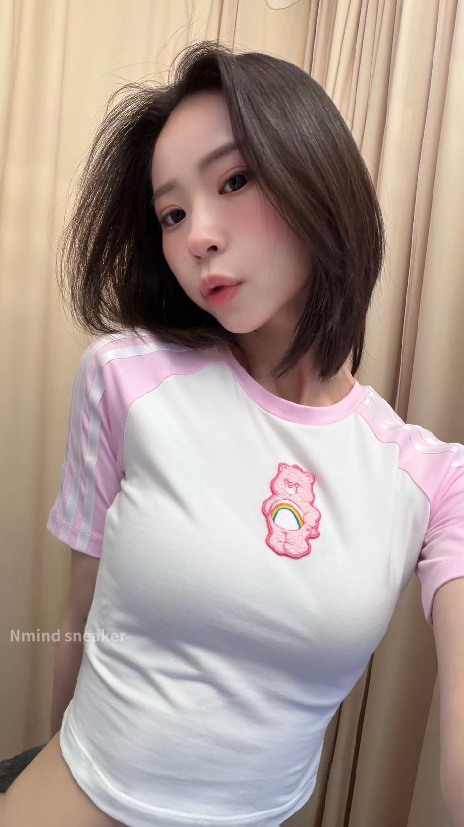 〈Care Bears粉尖叫😍〉adidas Originals x Care Bears 聯名彩虹熊 圓領 短T