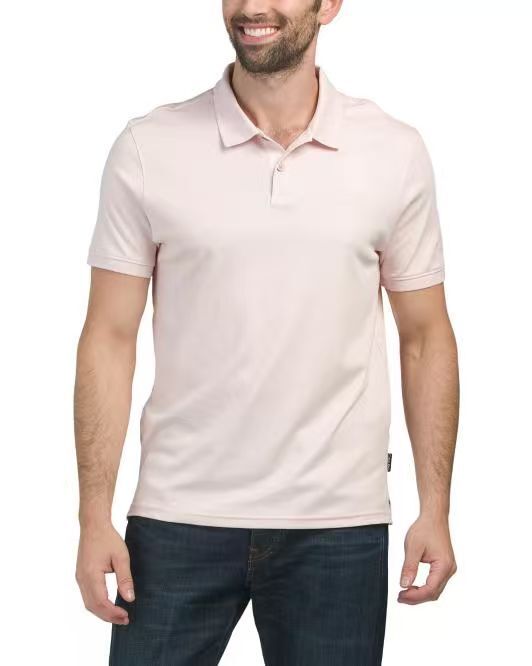 【直播】CALVIN KLEIN LX070309  男裝純色Polo短袖上衣