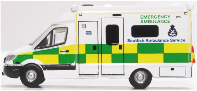 OXford NMA004 1:148 蘇格蘭救護車服務梅賽德斯-奔馳救護車