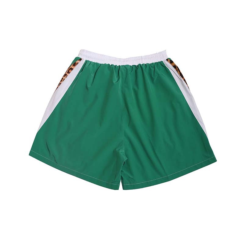 MTA Splioed Nylon Shorts 拼接尼龍 休閒 短褲 豹紋 綠色 白色 MTA-29 [台灣現貨]