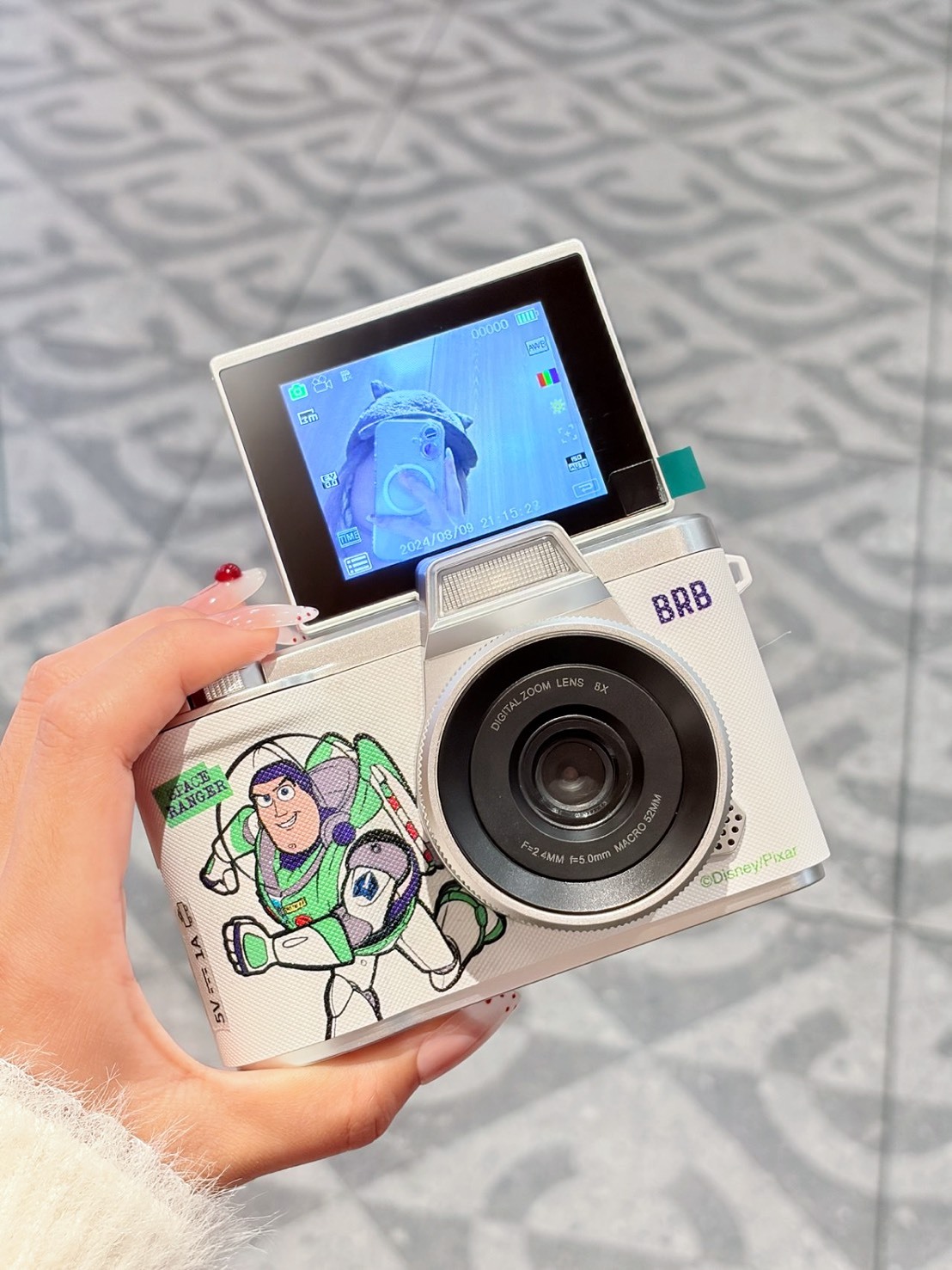 正版授權 DISNEY 迪士尼 XJ26 巴斯光年 翻轉鏡頭 雙攝 CCD 數碼相機