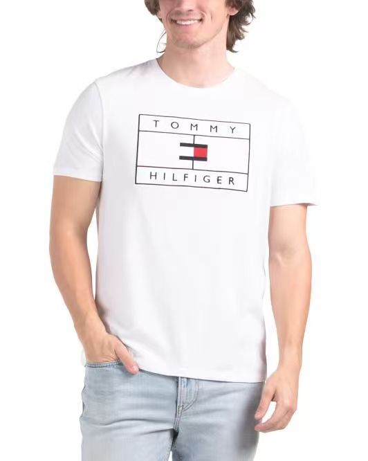 【直播】TOMMY HILFIGER LX070320 男裝短袖上衣 (白色)