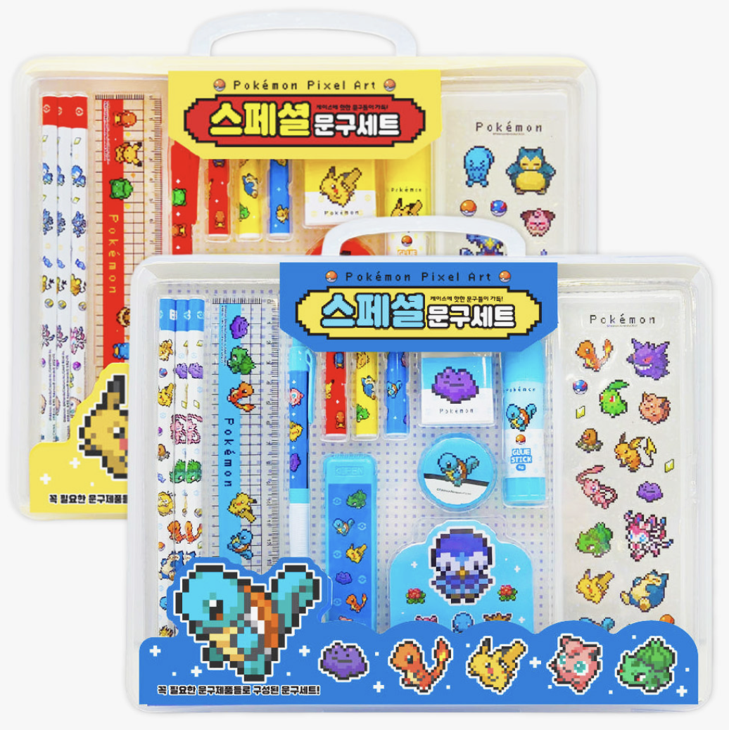 Pokemon 文具套裝 隨機發送一盒