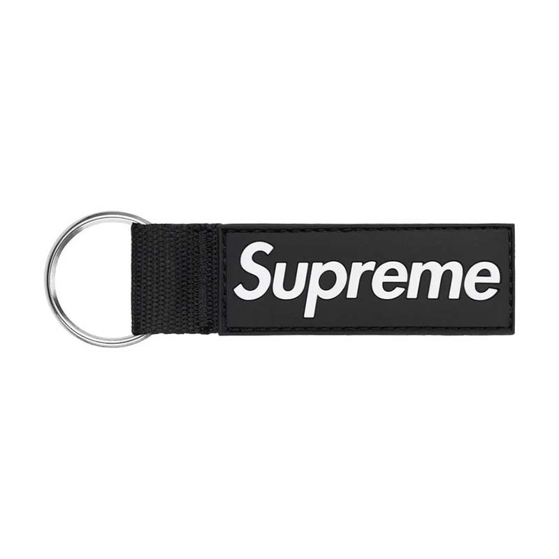 Supreme Webbing Keychain Black 鑰匙圈 掛件 黑色 SS26A135-BK [台灣現貨]