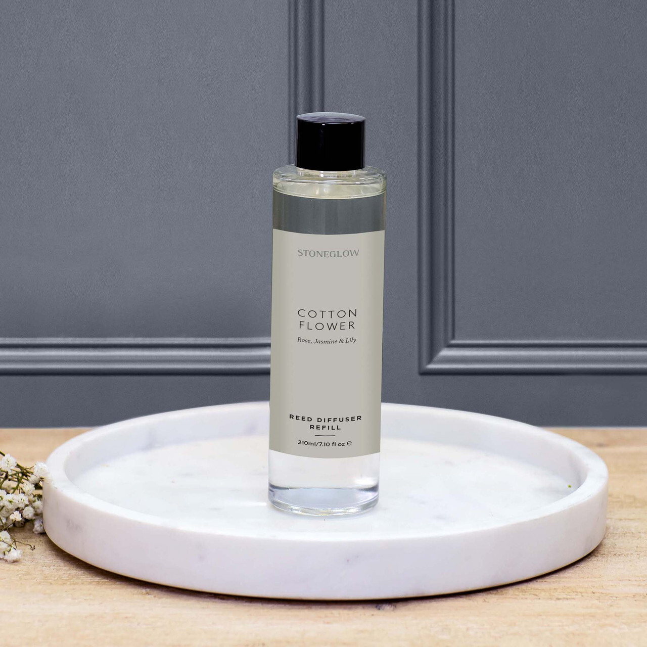 STONEGLOW The Walled Garden - Cotton Flower Scented Reed Diffuser Refill | 210ml