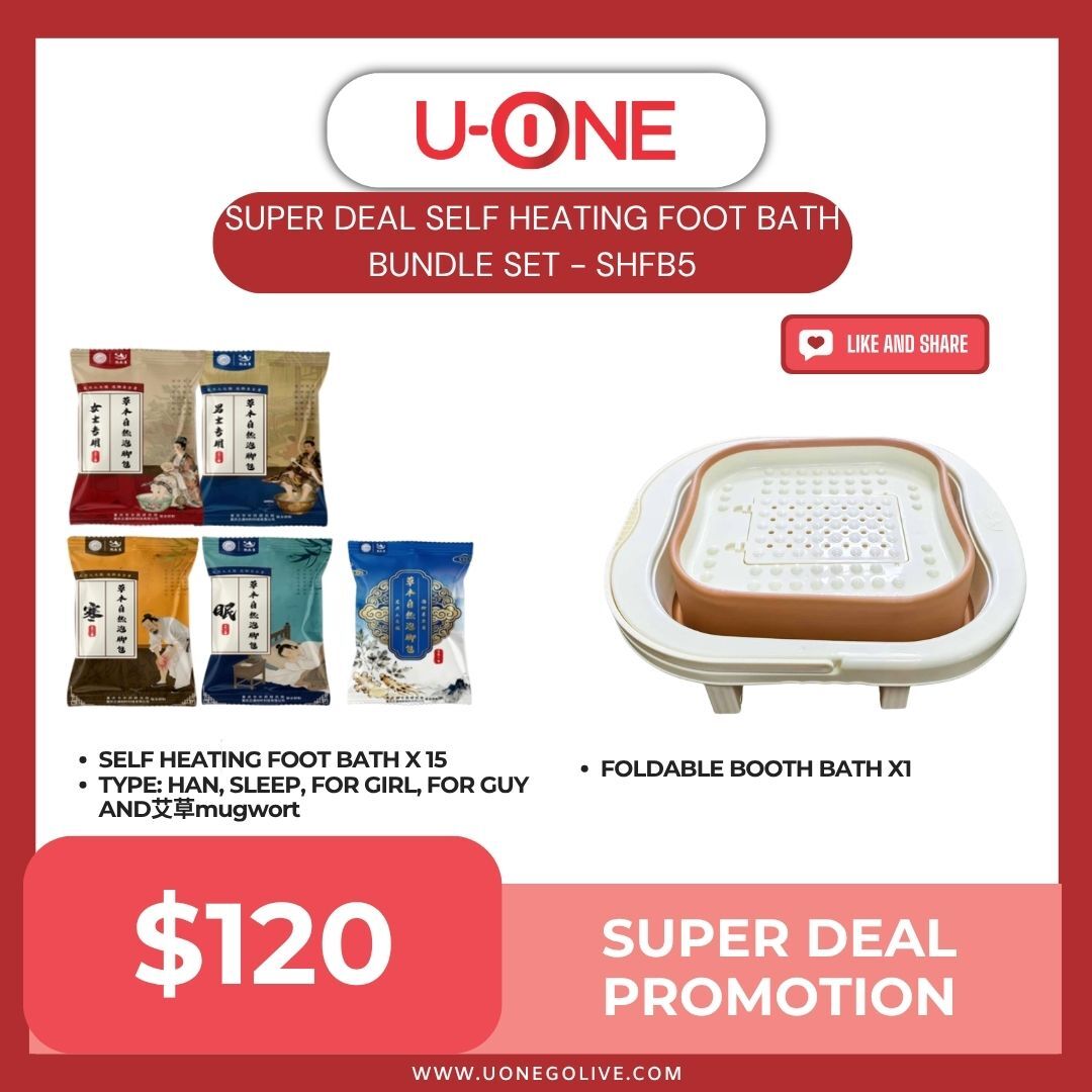 PRE-ORDER : SUPER DEAL SELF HEATING FOOT BATH BUNDLE SET - SHFB5