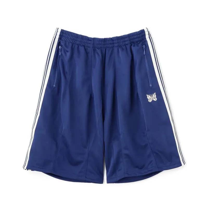 NEEDLES 別注款 H.D. Track Shorts - Poly Smooth 短褲 藍色 SX1583-BE [台灣現貨]