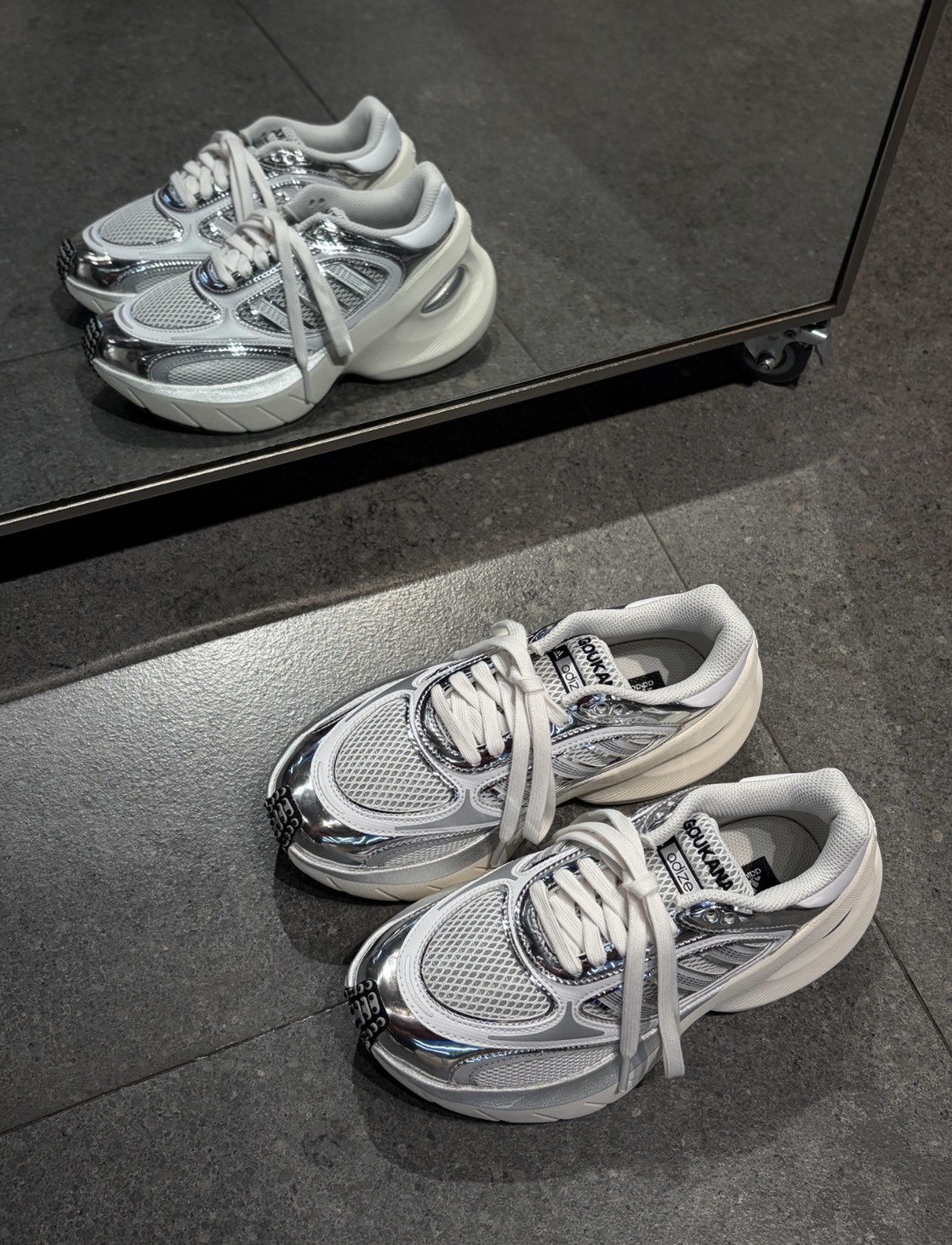 ADIDAS ADIZERO GOUKANA 液態銀 增高 厚底 運動鞋 男女鞋 KJ5376