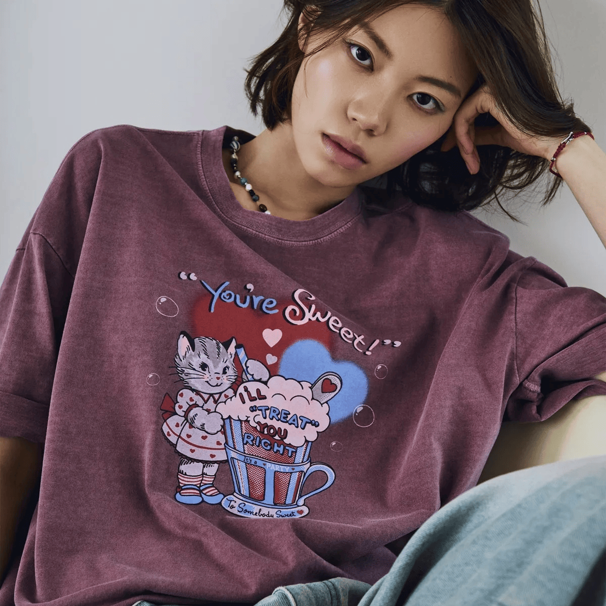 CPGN STUDIO｜Kitten Soda Pigment T-Shirt CP170