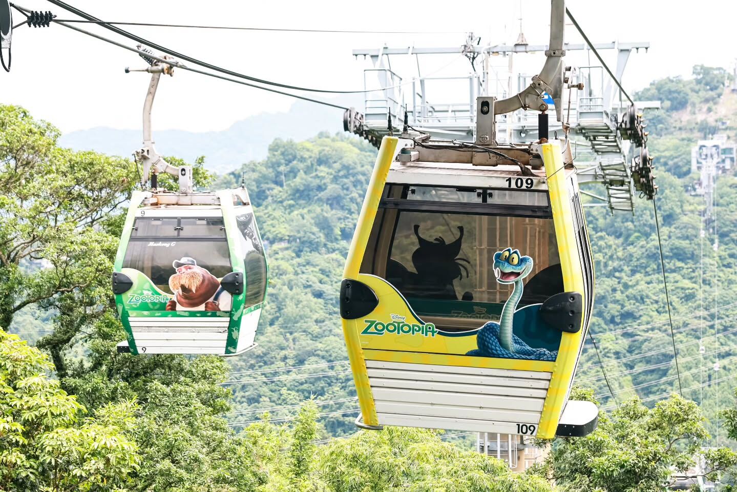 《動物方城市》動物彩繪車廂