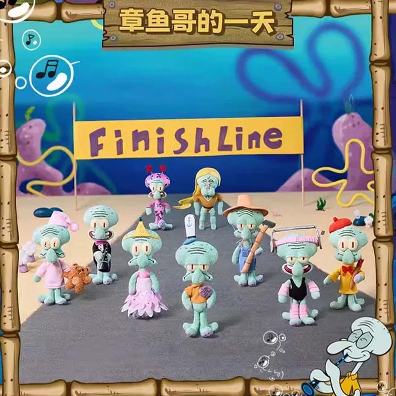【盲盒】X11 SPACE 章魚哥的一天系列毛絨盲盒 6976984134700 [台灣現貨]