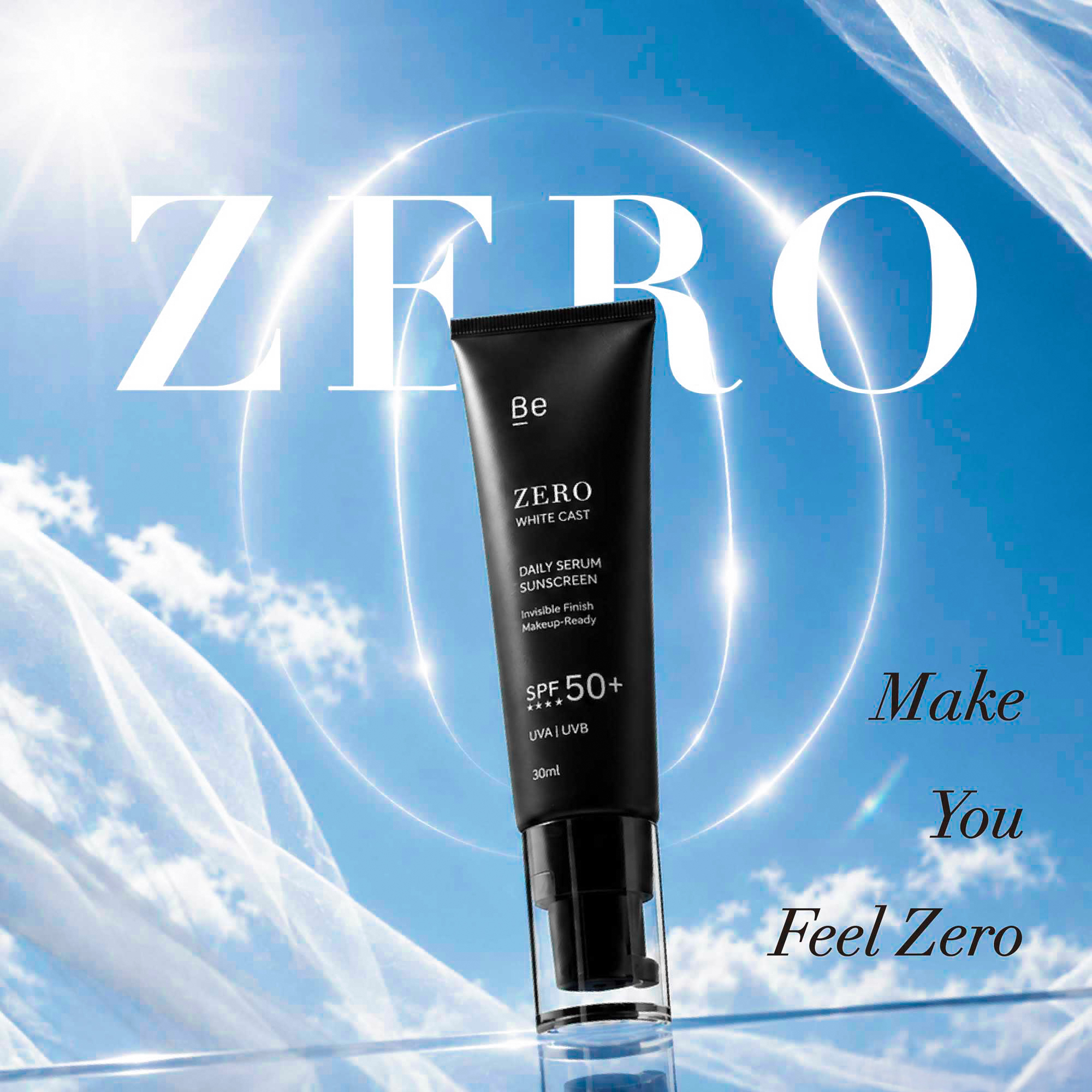 ZERO零感妝前精華防曬乳(30ml)