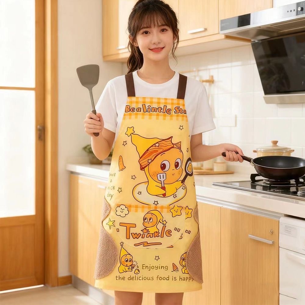 PREORDER 预购 卡通星星人围裙防水防油 随机