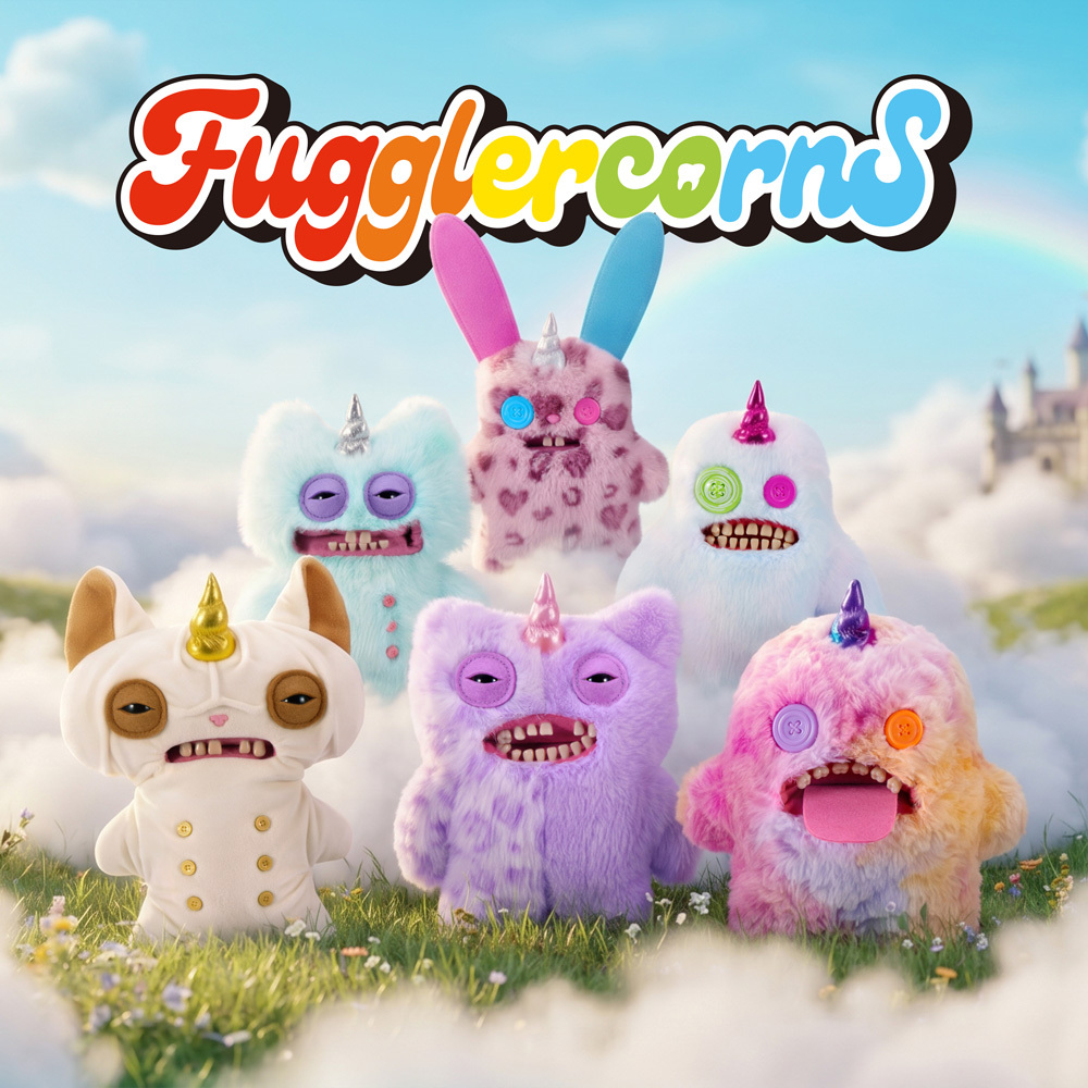 FUGGLER牙齒怪-9吋毒角獸 隨機一入