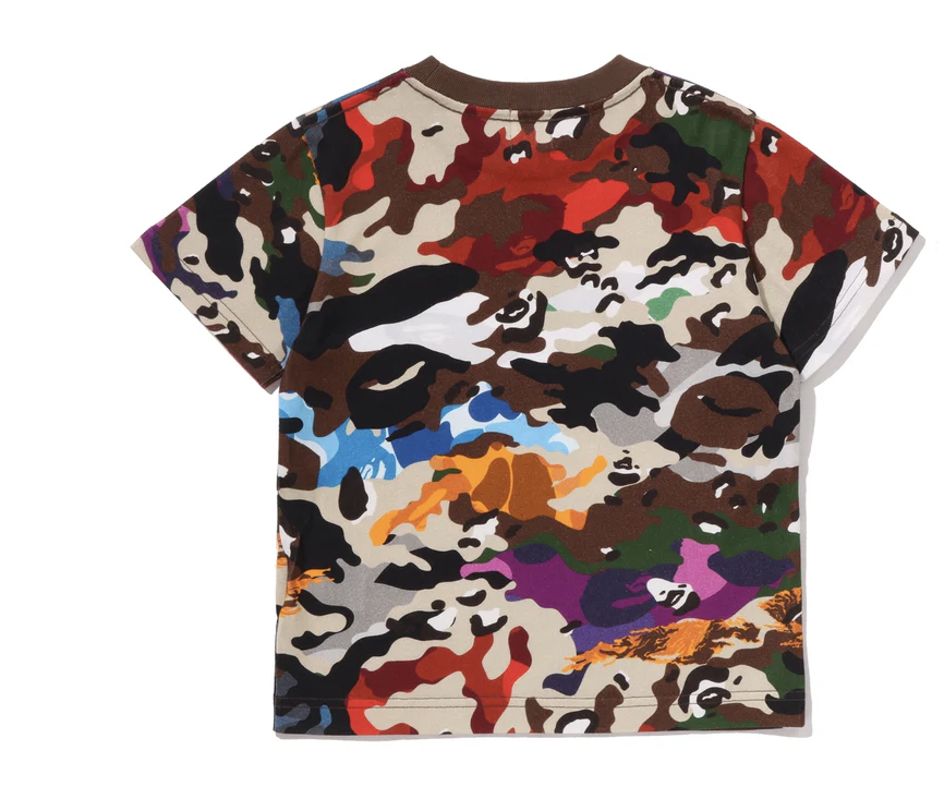 【BAPE童裝】0704發售 HYBRID CAMO ONE POINT TEE
