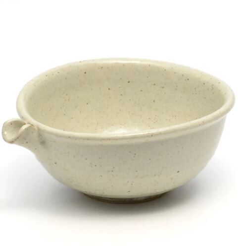 日本製 信樂燒 片口抹茶碗 粉引